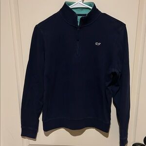 Vineyard Vines Kids Navy Zip-Up Top